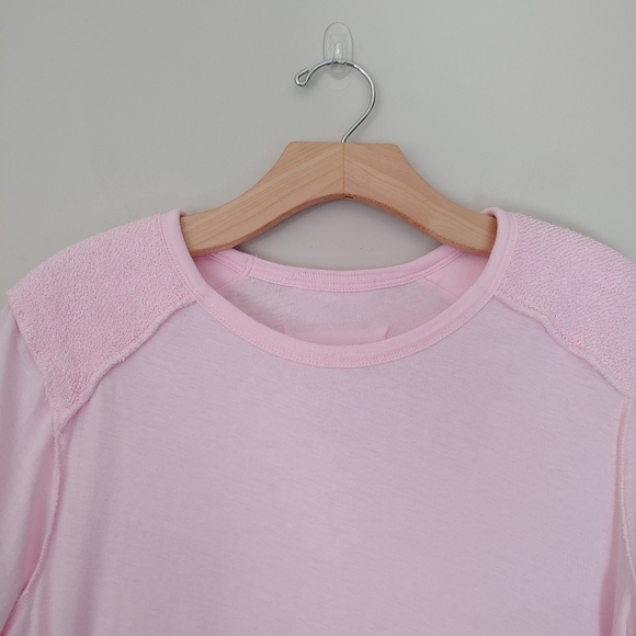 CHRLDR Franny Shoulder Pad Tee Short Sleeve T-Shirt Candy Pink - Picture 14 of 16